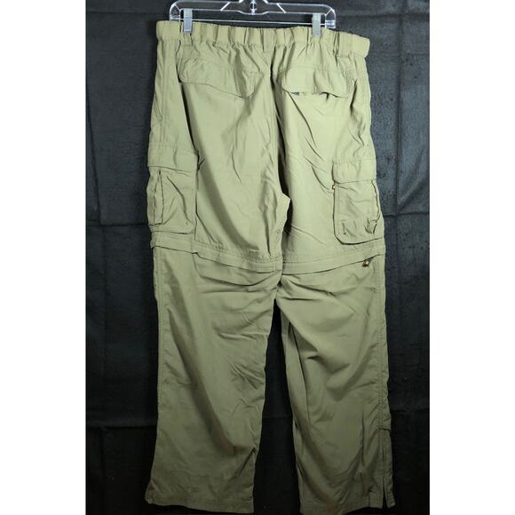 Boy Scout of America Mens Pants Green Uniform Convertible Cargo Large - Picture 8 of 10